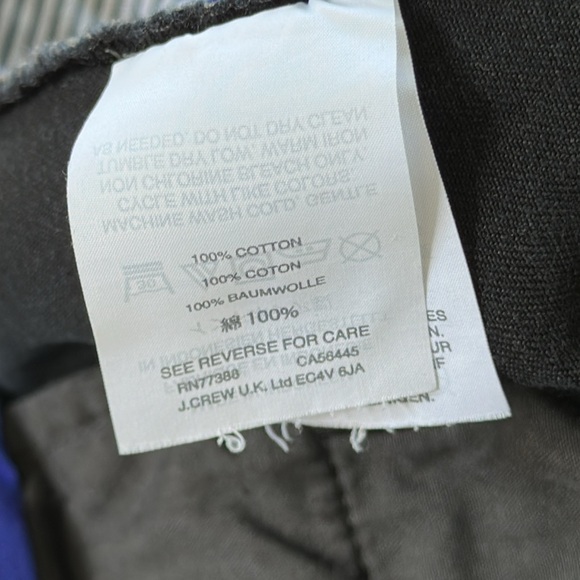 J crew 100% cotton chino shorts. Black. Size 4. - Picture 4 of 6